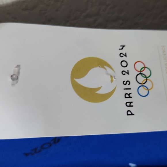 Paris 2024 Blue Swim Shorts XXL Official Olympic Merchandise Pockets - Picture 2 of 7